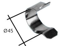 SPINKA - KLIPS STALOWA 45mm DO MOCOWANIA FOLII